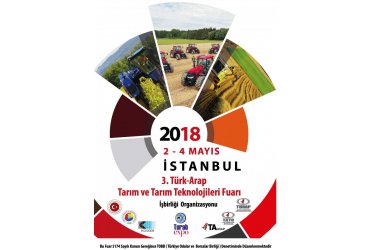 3.Tarım ve Tarım teknolojileri Fuarı Istanbul 2-4 Mayıs 2018
